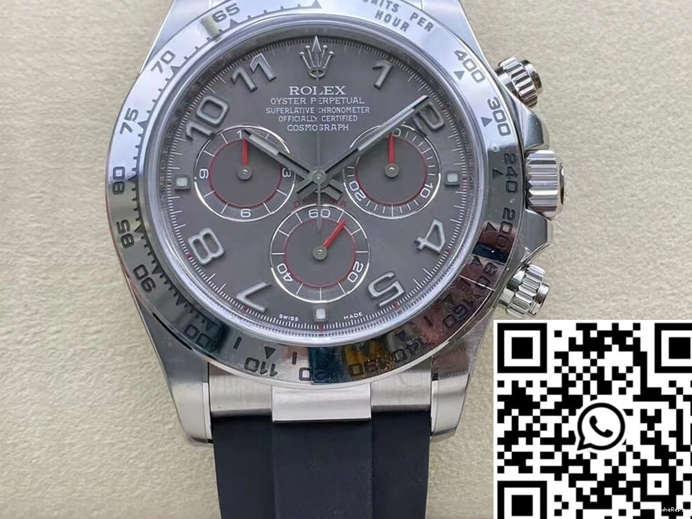 Cosmograph Rolex Daytona Clean Factory Dial Grey 116519-0104 0228